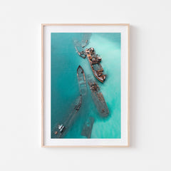The Wrecks Art Print - Through Our Lens