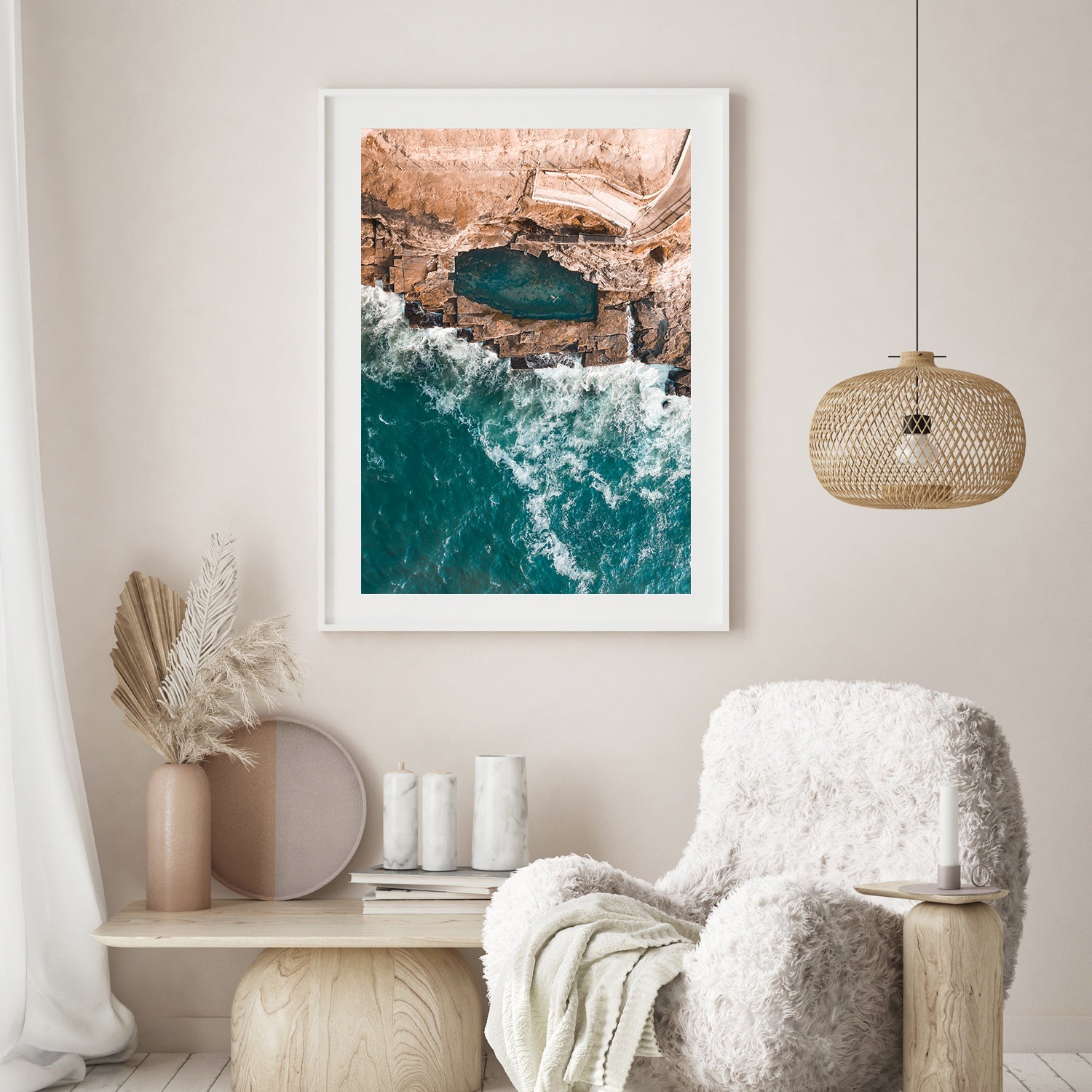 Top Down Bogey Hole Art Print - Through Our Lens