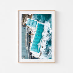 Top Down Icebergs Art Print - Through Our Lens