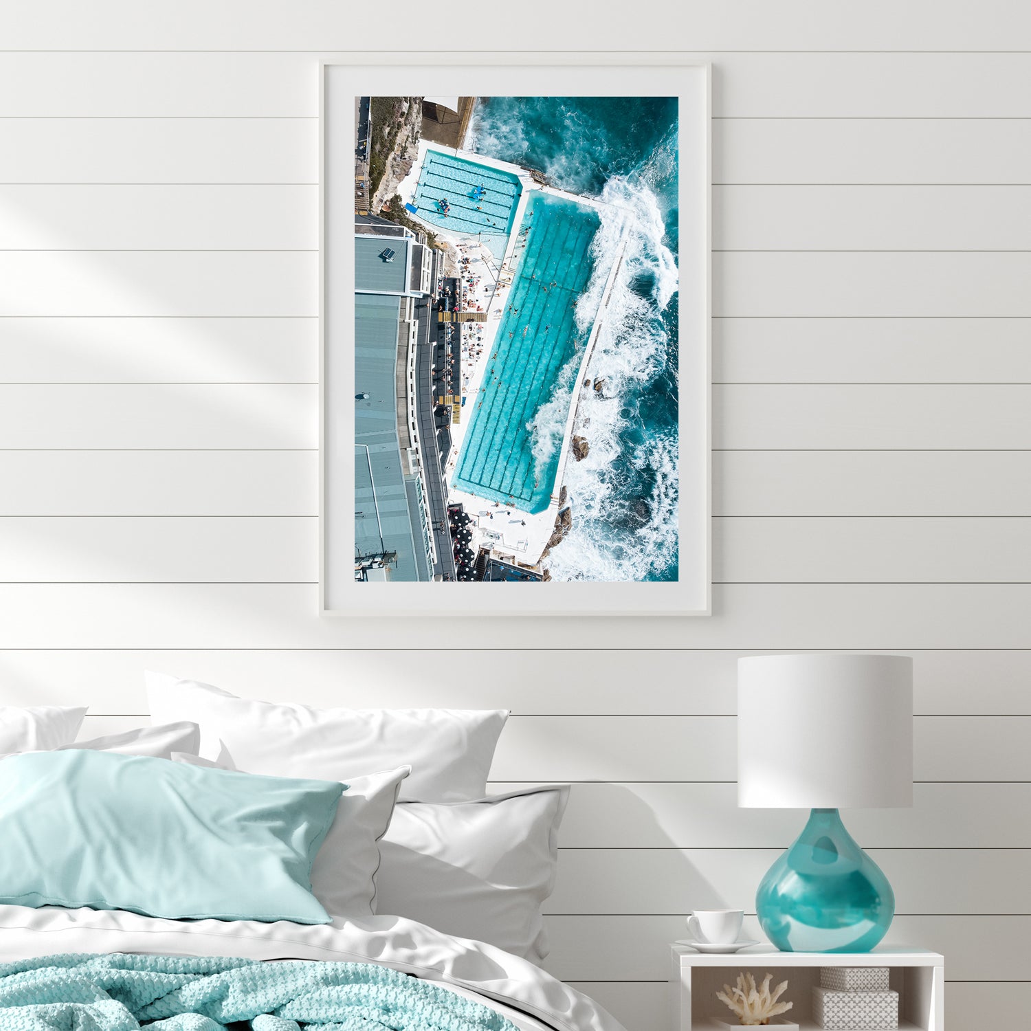 Top Down Icebergs Art Print - Through Our Lens