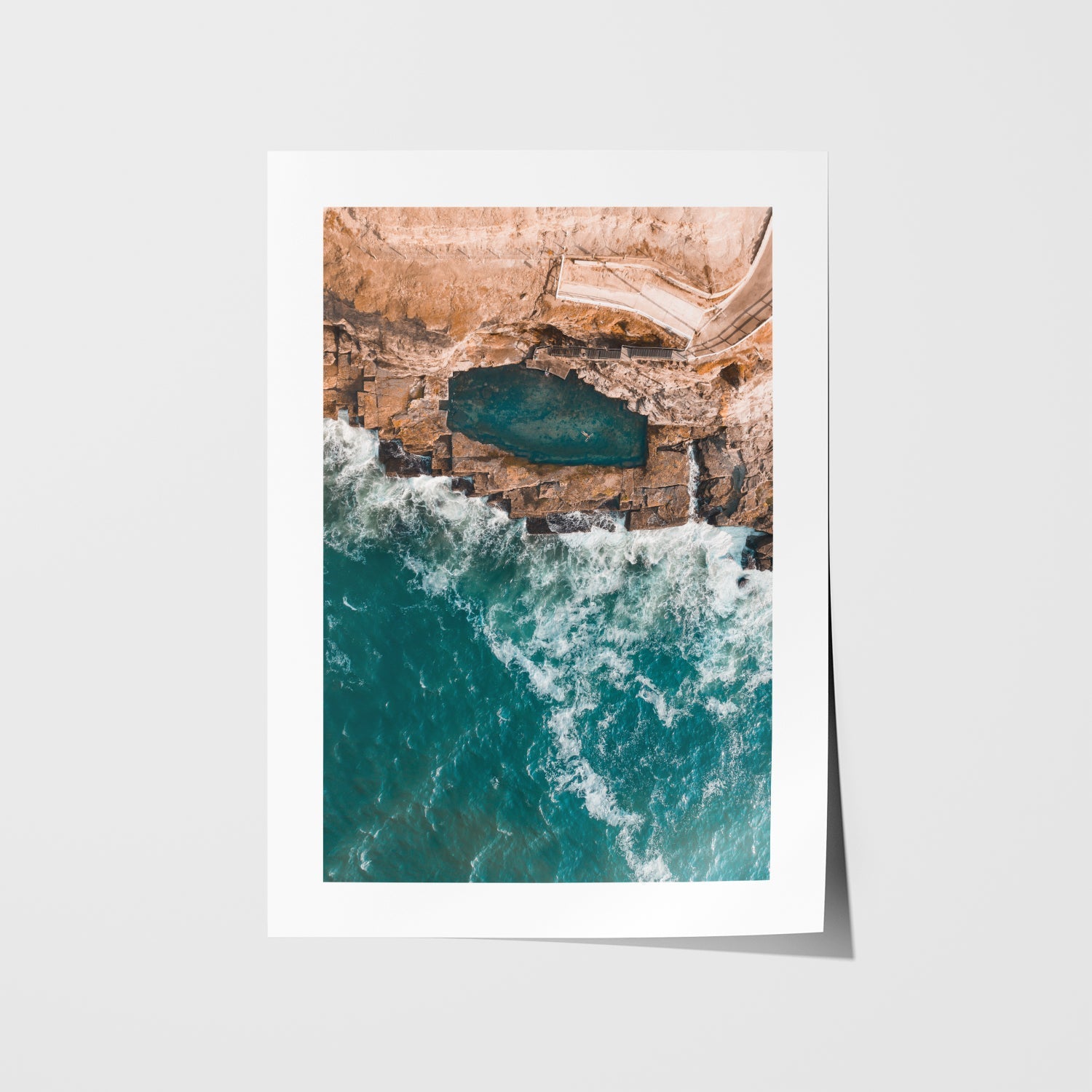 Top Down Bogey Hole Art Print - Through Our Lens