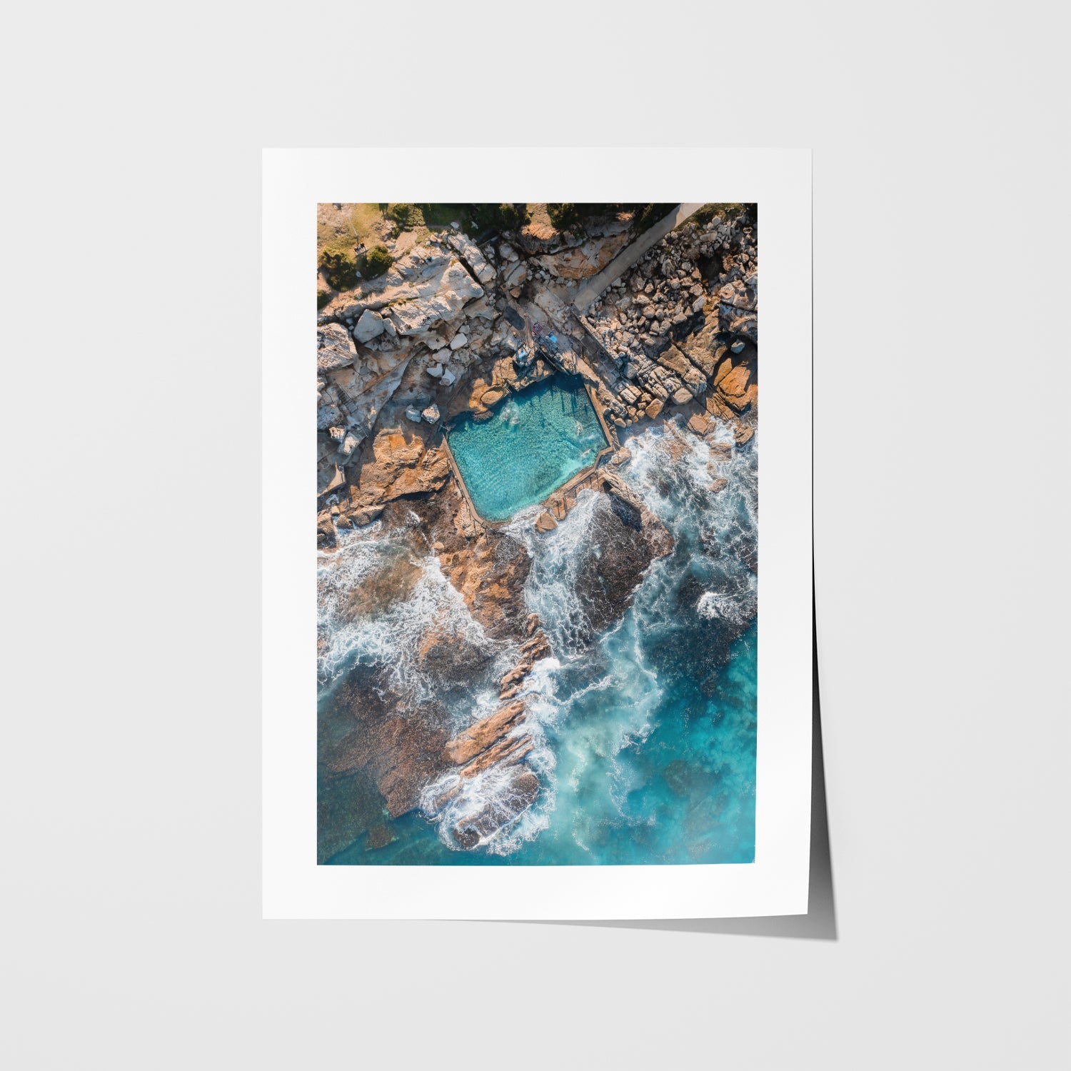 Top Down Mahon Art Print-Print-Through Our Lens-Unframed-Small-Through Our Lens