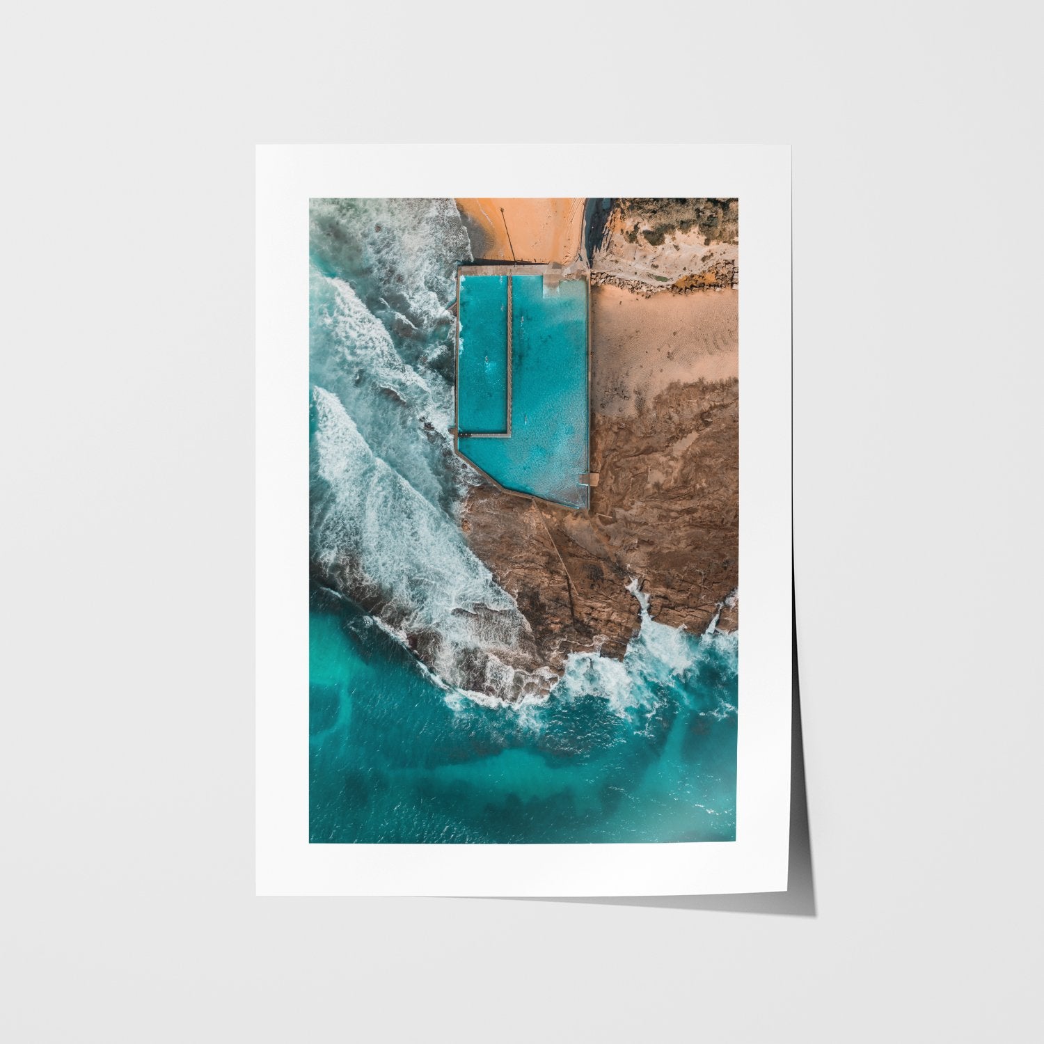 Top Down Narrabeen Art Print - Through Our Lens