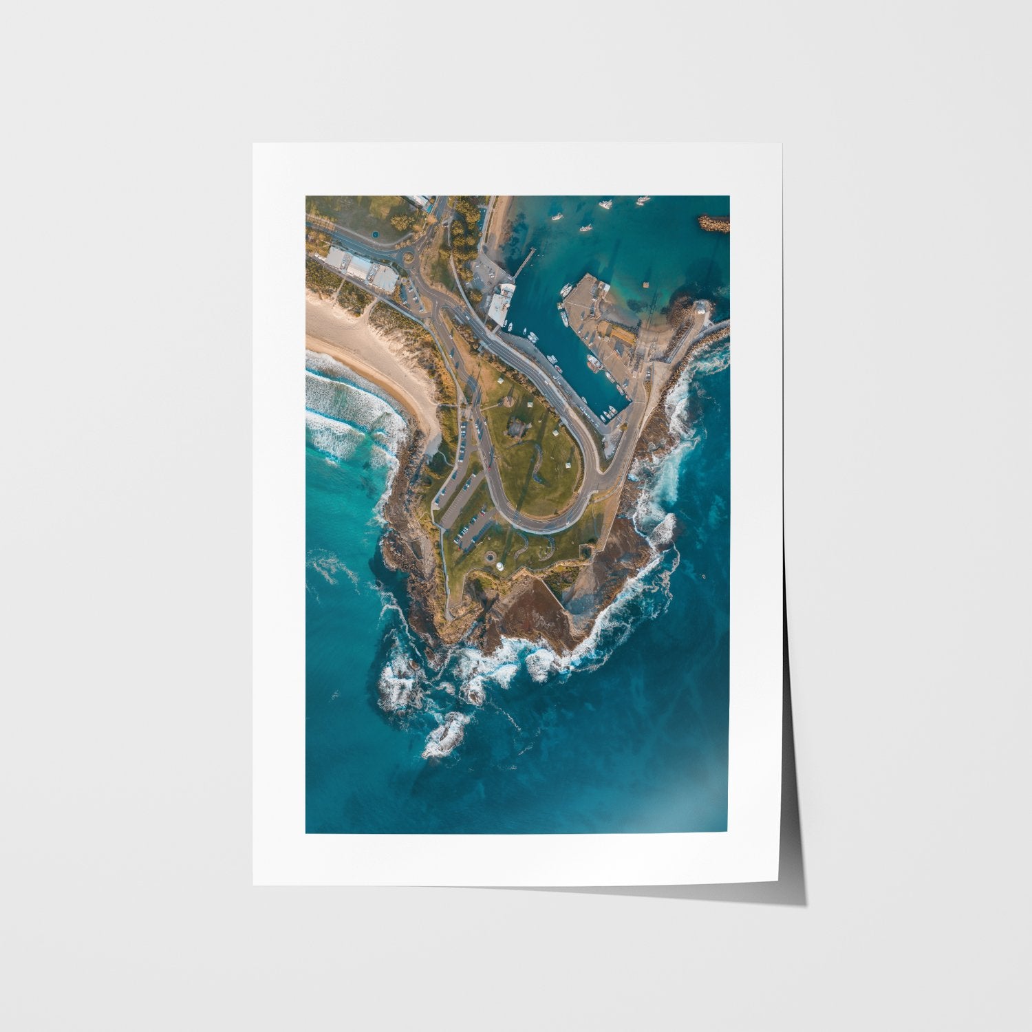 Top Down Wollongong Art Print - Through Our Lens