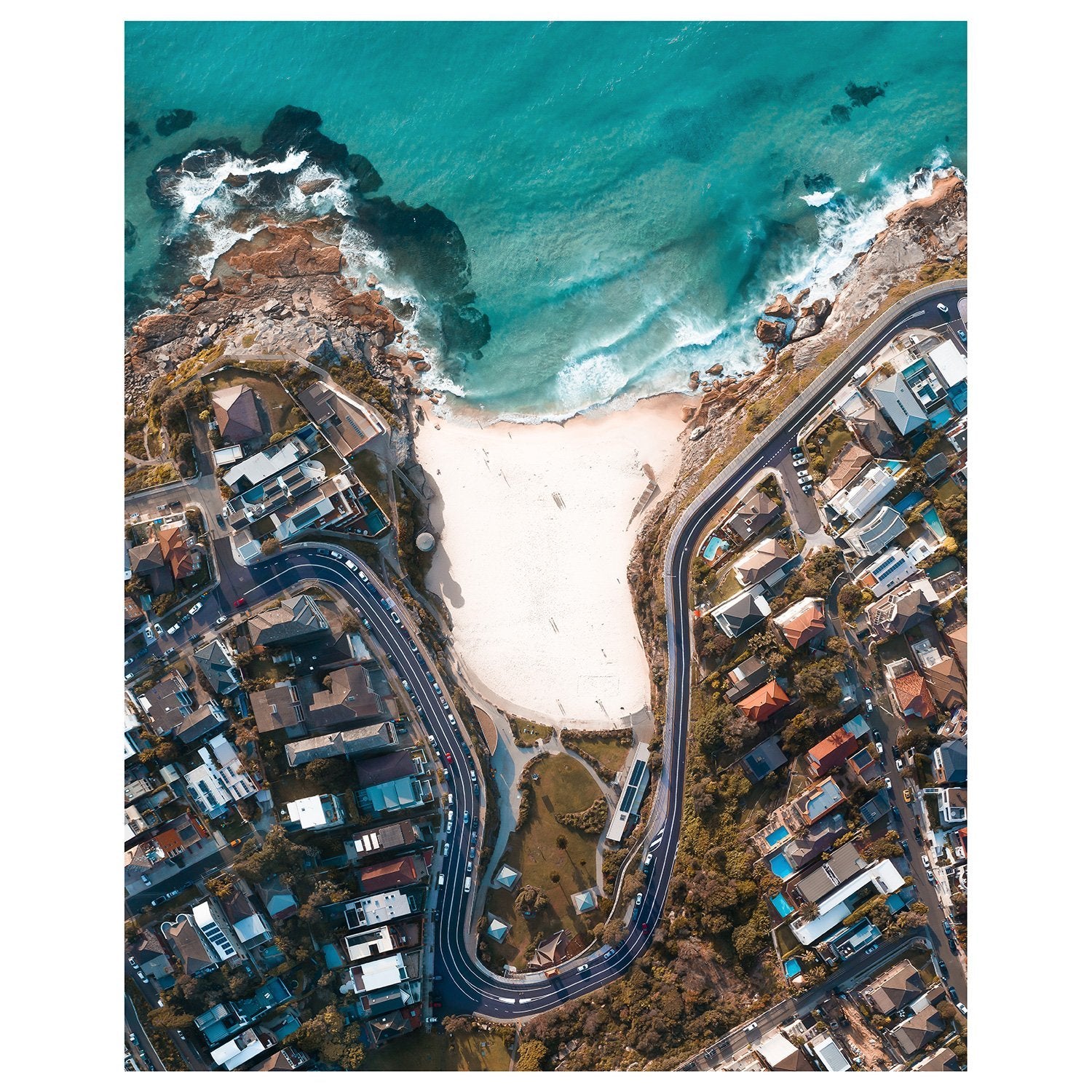 Tamarama Top Down Art Print - Through Our Lens