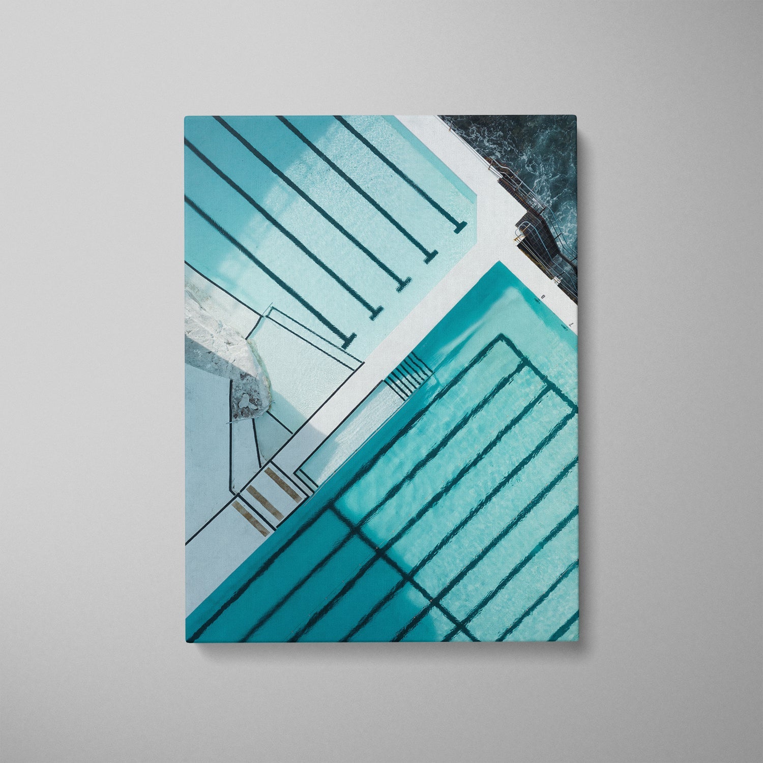 Vacant Lines Art Print-Print-Through Our Lens-Stretched Canvas-Small-Through Our Lens