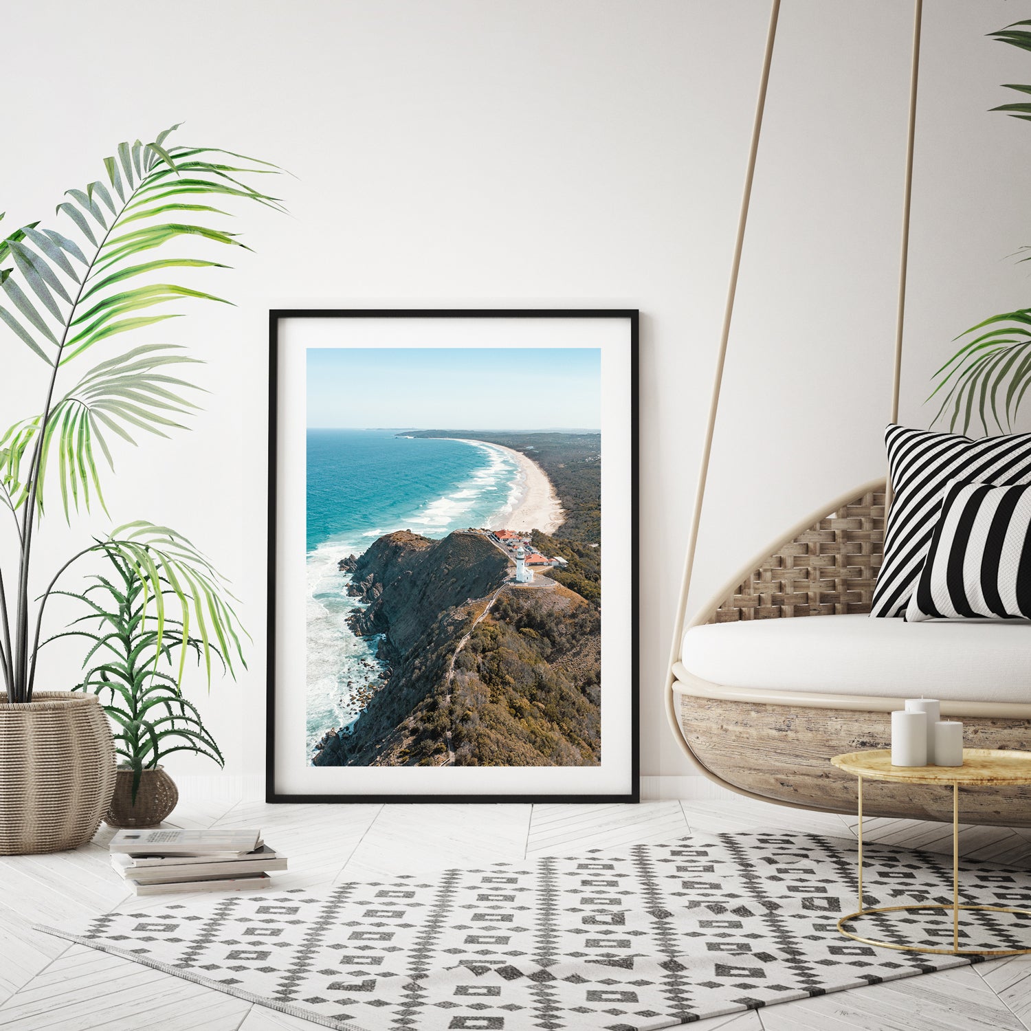 Views To Tallow Art Print-Print-Through Our Lens-Black Frame-Small-Through Our Lens