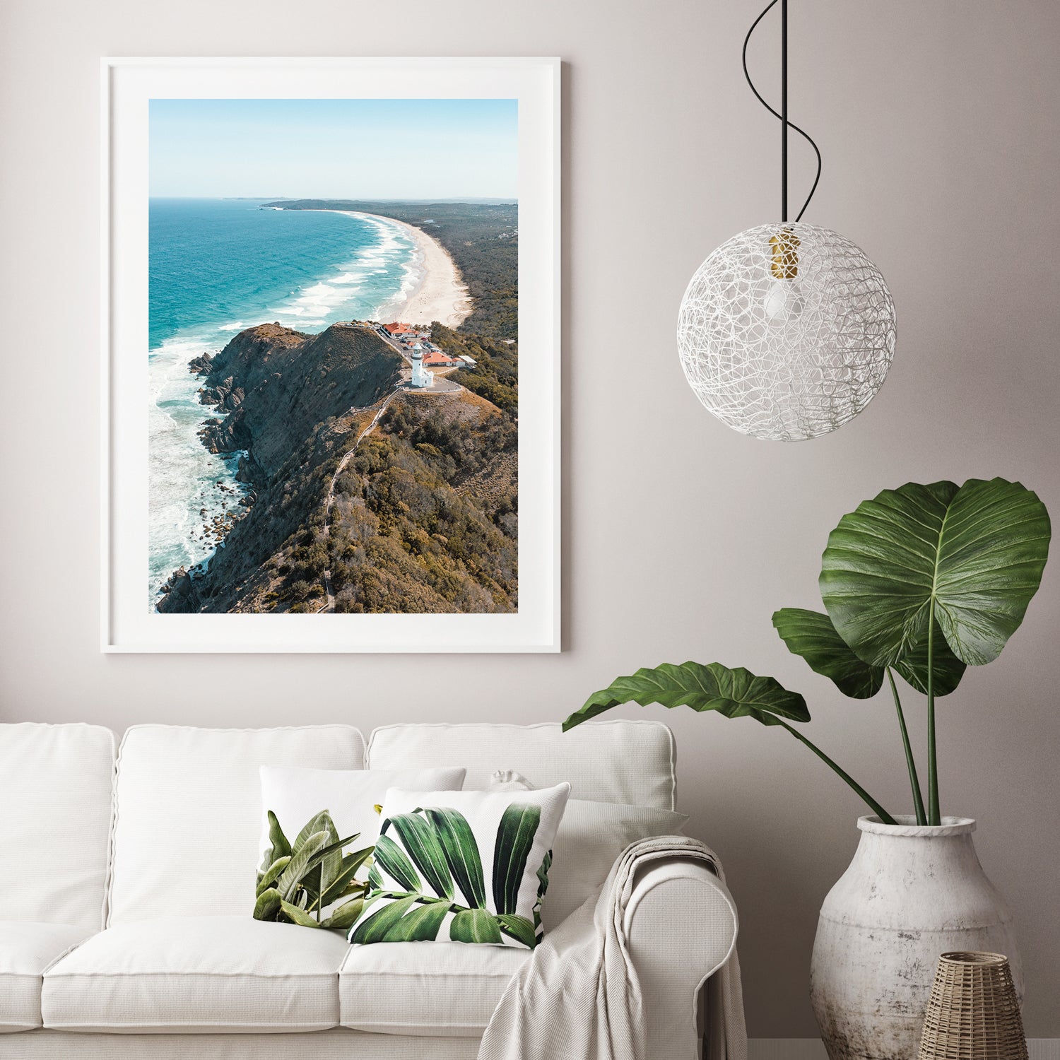 Views To Tallow Art Print-Print-Through Our Lens-White Frame-Small-Through Our Lens