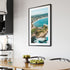 Views to Terrigal Art Print-Print-Through Our Lens-Black Frame-Small-Portrait-Through Our Lens
