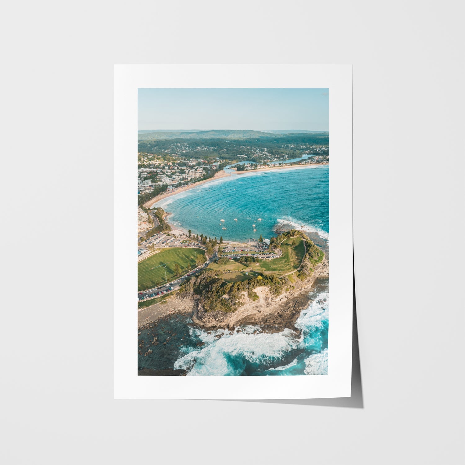 Views to Terrigal Art Print-Print-Through Our Lens-Unframed-Small-Portrait-Through Our Lens