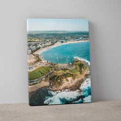 Views to Terrigal Art Print-Print-Through Our Lens-Stretched Canvas-Small-Portrait-Through Our Lens