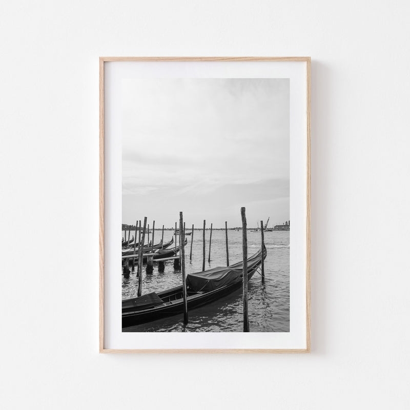 Symbol Of Venice Wall Art Print-Print-Small-Oak Frame-Through Our Lens