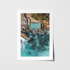 Whale Beach Rock Pool Art Print-Print-Through Our Lens-Unframed-Small-Through Our Lens
