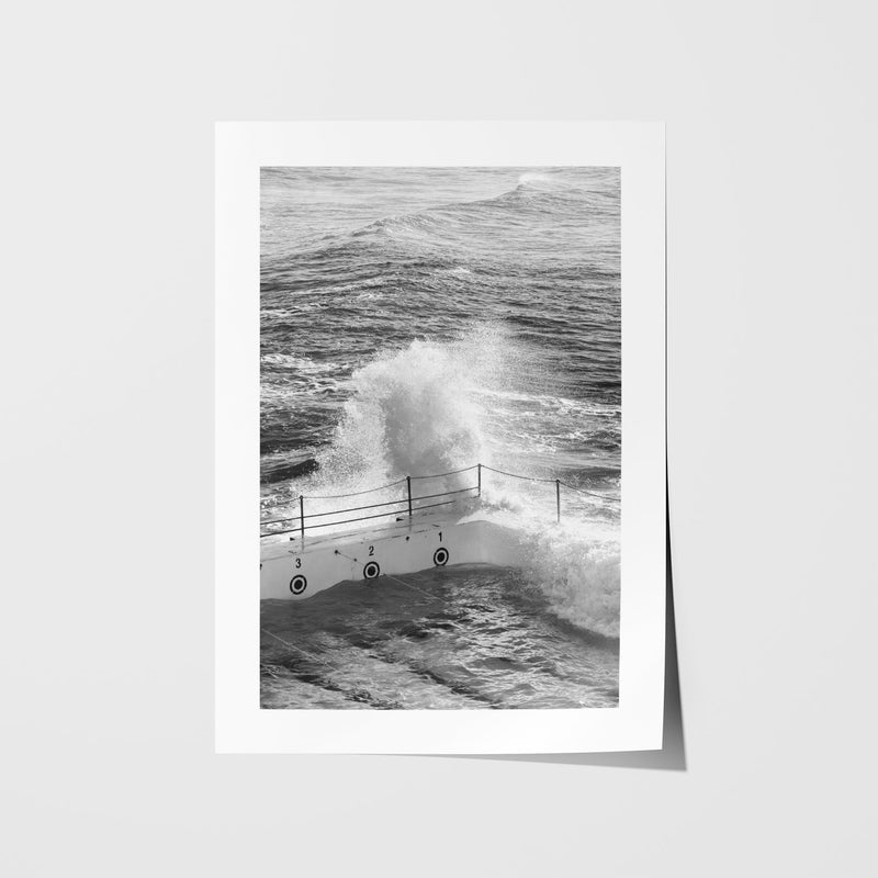 White Splash Wall Art Print-Print-Through Our Lens-Unframed-Small-Through Our Lens