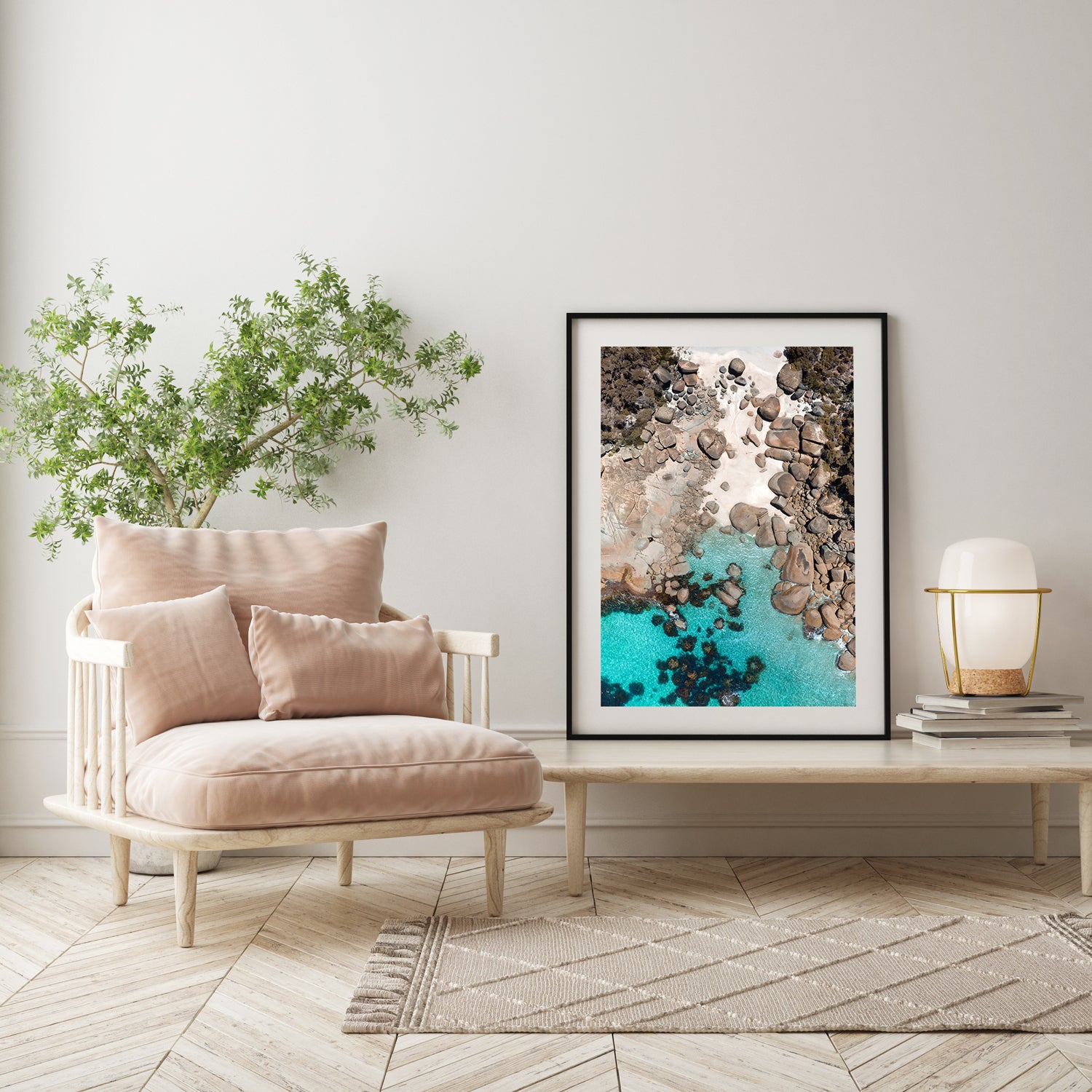 Wilsons Rocks Art Print-Print-Through Our Lens-Black Frame-Small-Through Our Lens