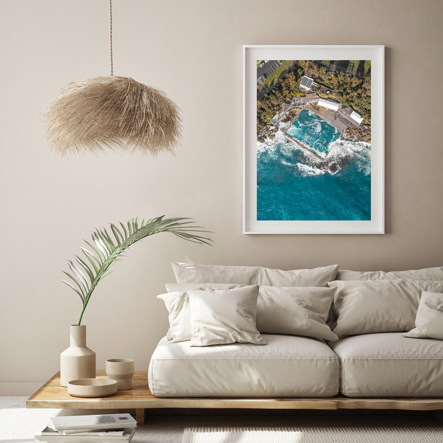 Wylie's Baths Art Print-Print-Small-White Frame-Through Our Lens